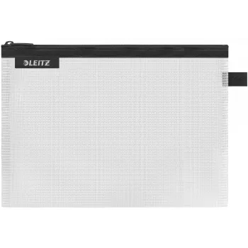 Leitz Travel Pouch αδιάβροχη WOW Medium, unisex, τσάντα αξεσουάρ, Medium, φερμουάρ, αδιάβροχη, μαύρη