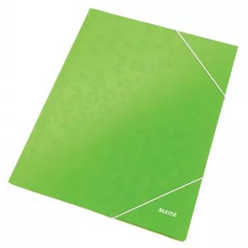 Leitz 3-Flap Folder WOW Card/POB A4, φάκελος Manila, A4, πολυπροπυλένιο (PP), πράσινο, 250 φύλλα, 80 g/m²