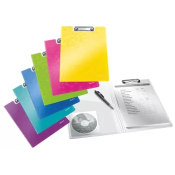 Leitz Klemmbrett με καπάκι WOW, A4, Polyfoam, πράσινο, 75 φύλλα, 1 θήκη, 230 mm