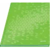 Leitz Notebook WOW A4 καρό με σκληρό εξώφυλλο 90 g/m², 80 φύλλα, μοτίβο, πράσινο, A4, 80 φύλλα, 80 g/m², καρό χαρτί
