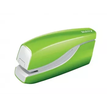 Leitz NeXXt συρραπτικό με μπαταρία WOW 5566, 10 φύλλα, μπροστινή φόρτωση, 1 cm, πλαστικό, πράσινο, μπαταρία