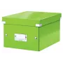 Leitz Click & Store WOW Kleine Aufbewahrungsbox, κουτί αποθήκευσης, πράσινο, ορθογώνιο, χαρτόνι, μονόχρωμο, εσωτερικός χώρος