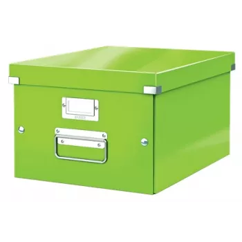 Leitz Click & Store WOW Medium Storage Box, πράσινο, χαρτόνι, 281 mm, 370 mm, 200 mm, 900 g