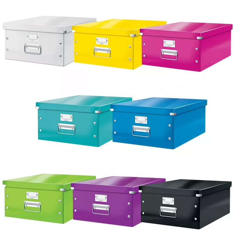 Leitz Click & Store WOW große Aufbewahrungsbox, πράσινο, χαρτόνι, 369 mm, 482 mm, 200 mm