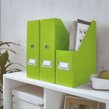 Leitz Click & Store WOW Zeitschriftensammler, πράσινο, χαρτόνι, 103 mm, 253 mm, 330 mm, 95 x 245 x 310 mm