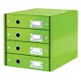 Leitz Click & Store WOW συρτάρι (4 συρτάρια), πράσινο, χαρτόνι, 286 mm, 356 mm, 282 mm
