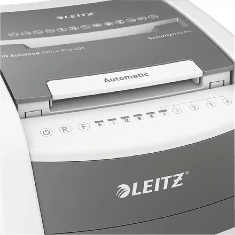 Leitz IQ Autofeed Office Pro 600 αυτόματος καταστροφέας εγγράφων P4
