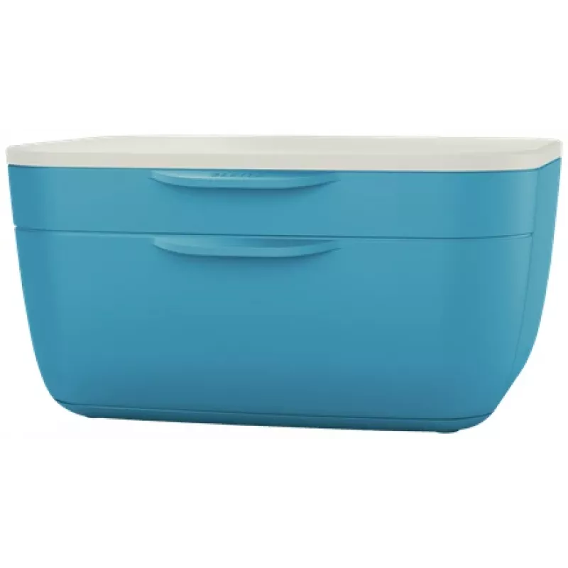 Leitz Cosy συρτάρι, 2 συρτάρια, πολυστυρόλιο (PS), μπλε, λευκό, 1 τεμ., 251 mm, 143 mm