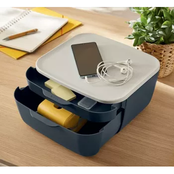 Leitz Cosy συρτάρι 53570089, 2 συρτάρια, γκρι/ανοιχτό γκρι, A4