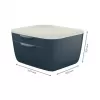Leitz Cosy συρτάρι 53570089, 2 συρτάρια, γκρι/ανοιχτό γκρι, A4