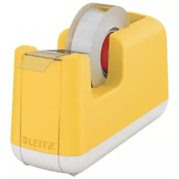 Leitz Cosy Tischabroller, 1,9 cm, 33 m, ακρυλονιτρίλιο-βουταδιένιο-στυρόλιο (ABS), κίτρινο, 75 mm, 56 mm