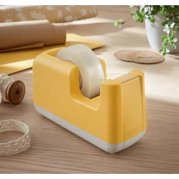 Leitz Cosy Tischabroller, 1,9 cm, 33 m, ακρυλονιτρίλιο-βουταδιένιο-στυρόλιο (ABS), κίτρινο, 75 mm, 56 mm
