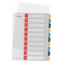 Leitz Cosy 1-10 εκτυπώσιμο ευρετήριο, PP, αριθμητικό ευρετήριο καρτελών, πολυπροπυλένιο (PP), κατακόρυφο, A4 Maxi, 245 mm, 305 mm