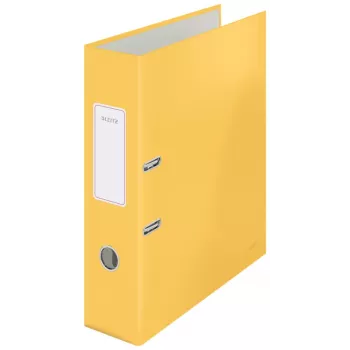 Leitz 180° Cosy Hebelordner Soft Touch 80 mm, A4, χαρτόνι, κίτρινο, υφή ανάγλυφη, 600 φύλλα, 80 g/m²