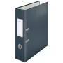 Leitz 180° Cosy Hebelordner Soft Touch 80 mm, A4, χαρτόνι, μαύρο, ανάγλυφη επιφάνεια, 600 φύλλα, 80 g/m²