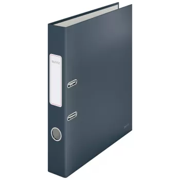 Leitz 180° Cosy Κλασέρ με δακτυλίους Soft Touch 50 mm, A4, χαρτόνι, μαύρο, ανάγλυφη επιφάνεια, 350 φύλλα, 80 g/m²