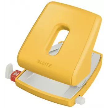 Leitz Cosy Διατρητικό 2 οπών 30 φύλλων, κίτρινο, πλαστικό, 8 cm, 5,5 mm, A4