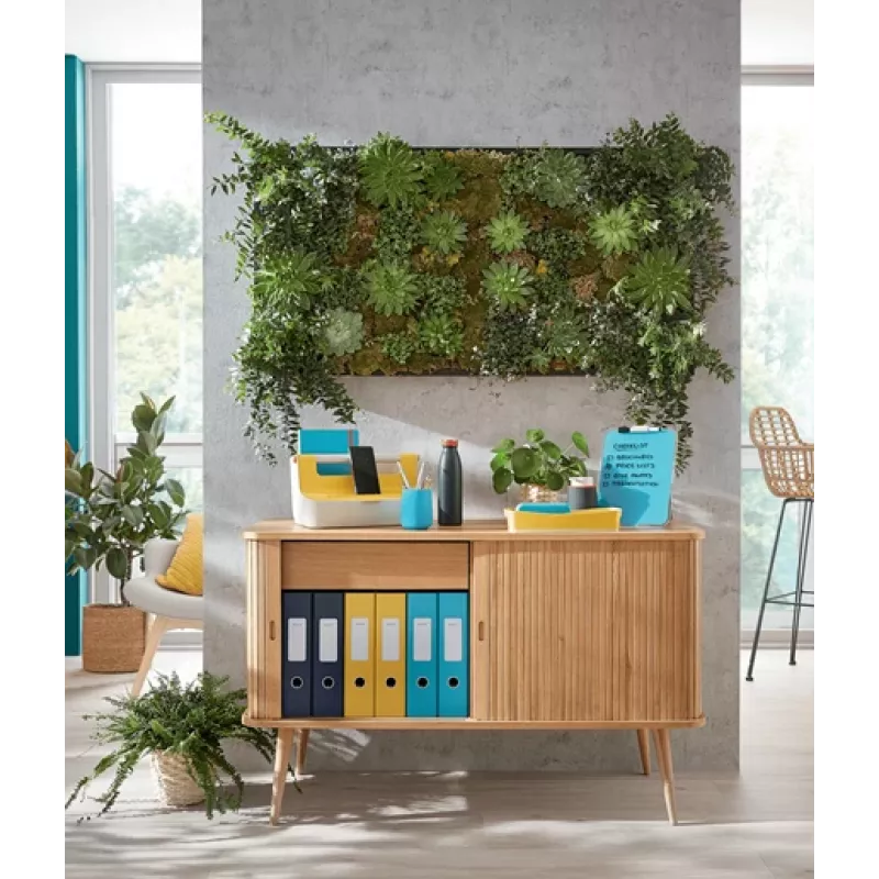 Leitz Cosy Mobile Display Book Plus, κίτρινο, πολυπροπυλένιο (PP), 20 θήκες, κατακόρυφο, A4, 231 mm