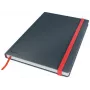 Leitz Cosy Σημειωματάριο Soft Touch γραμμωτό με σκληρό εξώφυλλο, μονόχρωμο, μαύρο, B5, 80 φύλλα, ματ, 100 g/m²