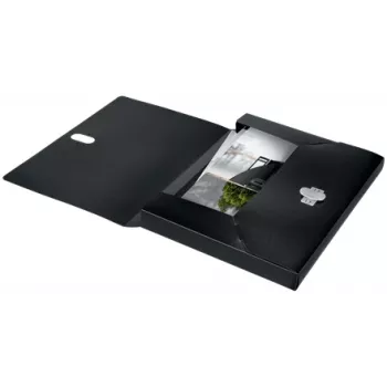 Leitz Recycle Box File, φάκελος υπογραφών, A4, πολυπροπυλένιο (PP), μαύρο, ματ, 250 φύλλα