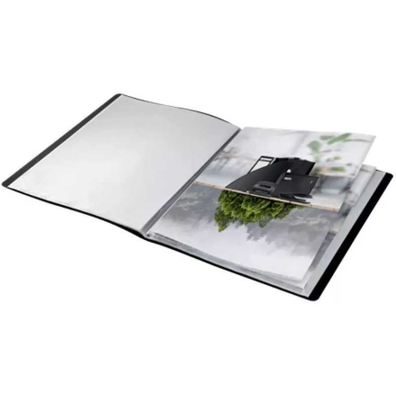 Leitz Recycle Display Book, μαύρο, πολυπροπυλένιο (PP), 40 θήκες, κατακόρυφο, A4, 231 mm