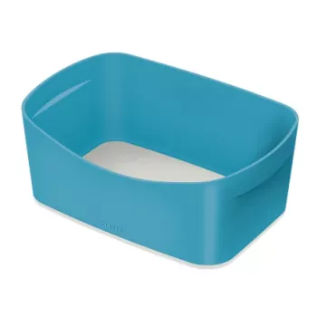 Leitz MyBox Cosy Λεκάνη αποθήκευσης, κουτί αποθήκευσης, μπλε, ορθογώνιο, πλαστικό, μονόχρωμο, εσωτερικός χώρος