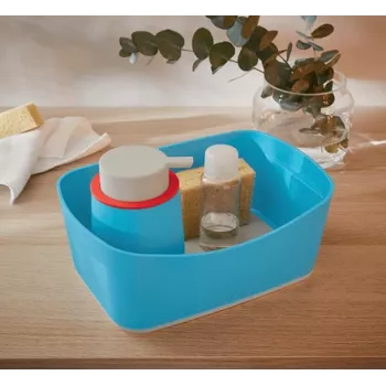 Leitz MyBox Cosy Λεκάνη αποθήκευσης, κουτί αποθήκευσης, μπλε, ορθογώνιο, πλαστικό, μονόχρωμο, εσωτερικός χώρος