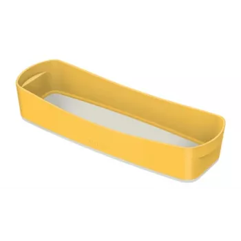 Leitz MyBox Cosy Επιμήκης δίσκος οργάνωσης, αποθήκευση, κουτί αποθήκευσης, κίτρινο, ορθογώνιο, πλαστικό, μονόχρωμο, 307 mm