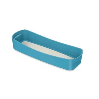 Leitz MyBox Cosy Επιμήκης δίσκος οργάνωσης, αποθήκευση, κουτί αποθήκευσης, μπλε, ορθογώνιο, πλαστικό, μονόχρωμο, 307 mm
