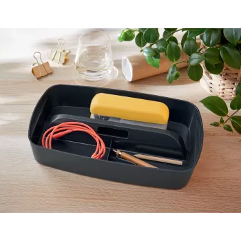 Leitz MyBox Cosy Οργανωτικό κουτί με λαβή Small, Αποθήκευση, Γκρι, Πλαστικό, 307 mm, 181 mm, 56 mm, 300 g