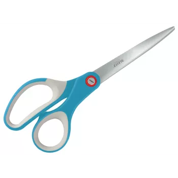 Leitz Cosy Titanium Ψαλίδι γραφείου 205 mm, Ενήλικες, ίσια κοπή, Μεμονωμένο, Μπλε, Ανοξείδωτο ατσάλι, Ψαλίδι γραφείου