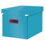 Leitz Click & Store Cosy Cube Large Κουτί αποθήκευσης, Κουτί αποθήκευσης, Μπλε, Ορθογώνιο, Χαρτόνι, Μονόχρωμο, Εσωτερικός χώρος
