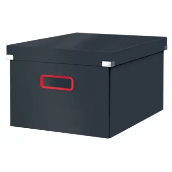 Leitz Click & Store Cosy Medium Κουτί αποθήκευσης, Κουτί αποθήκευσης, Γκρι, Ορθογώνιο, Χαρτόνι, Μονόχρωμο, Εσωτερικός χώρος