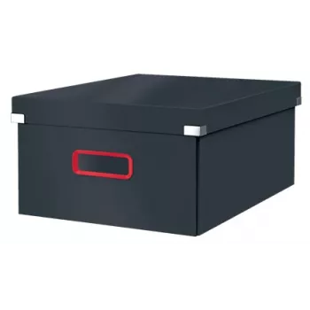 Leitz Click & Store Cosy Large Κουτί αποθήκευσης, Κουτί αποθήκευσης, Γκρι, Ορθογώνιο, Χαρτόνι, Μονόχρωμο, Εσωτερικός χώρος