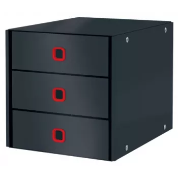 Leitz Click & Store Cosy Συρτάρι (3 συρτάρια), Γκρι, Χαρτόνι, 286 mm, 358 mm, 282 mm