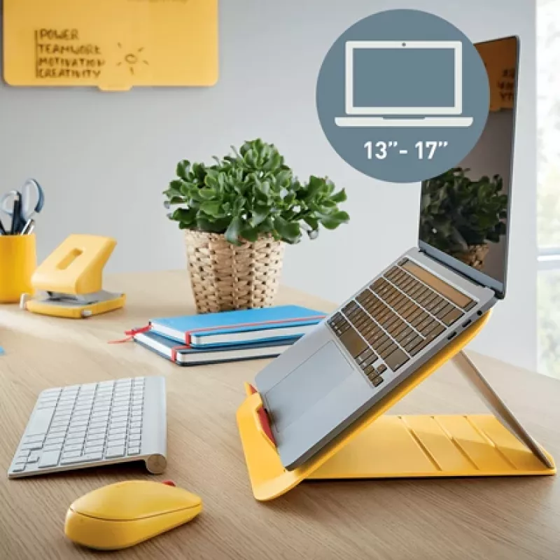 Leitz Ergo Cosy Ρυθμιζόμενη βάση laptop, 80 % ανακυκλωμένο πλαστικό