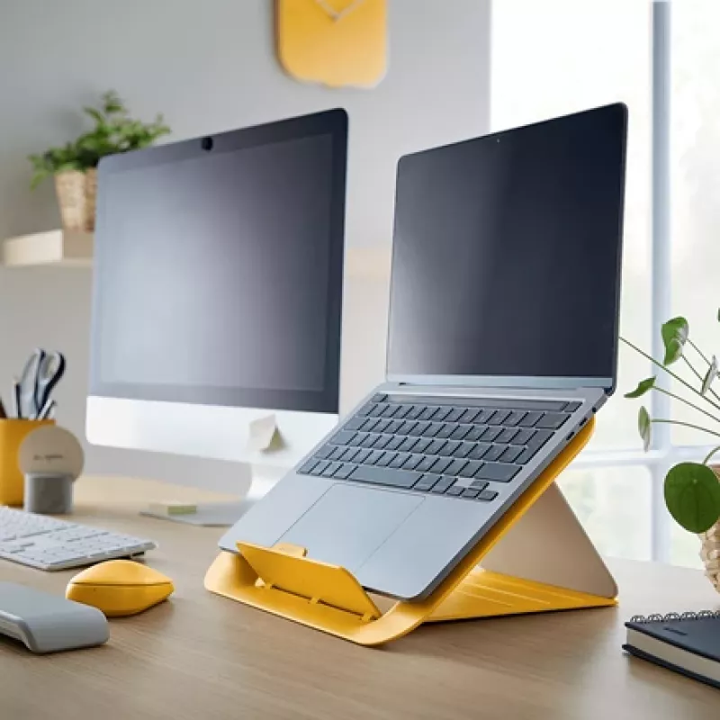 Leitz Ergo Cosy Ρυθμιζόμενη βάση laptop, 80 % ανακυκλωμένο πλαστικό