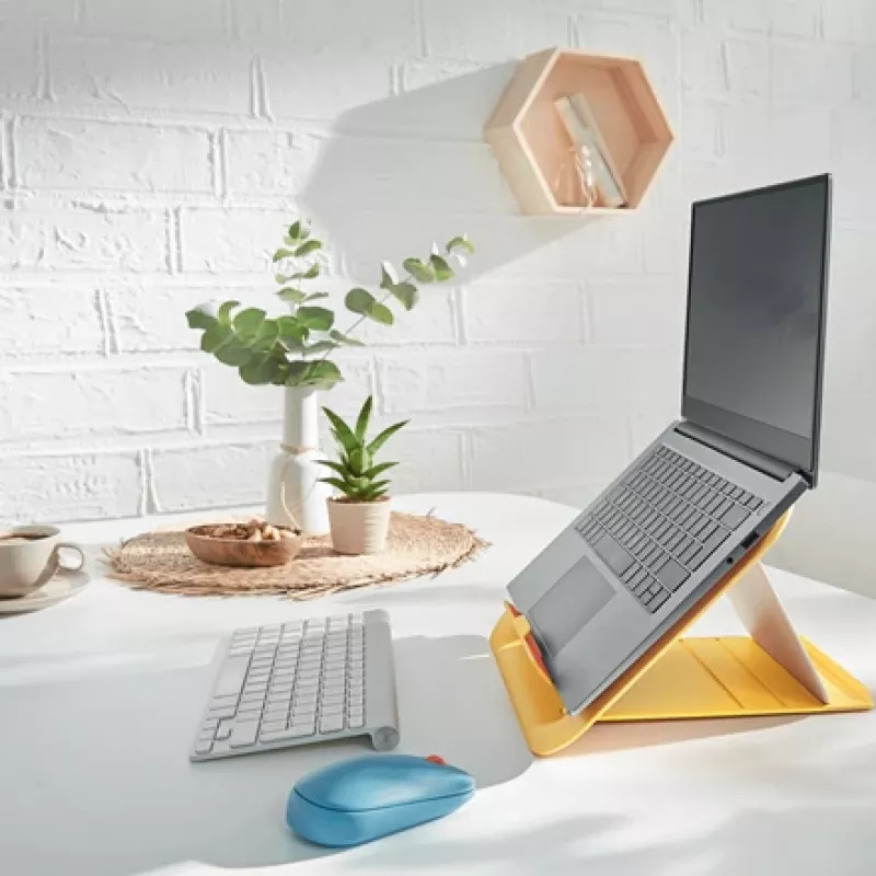 Leitz Ergo Cosy Ρυθμιζόμενη βάση laptop, 80 % ανακυκλωμένο πλαστικό