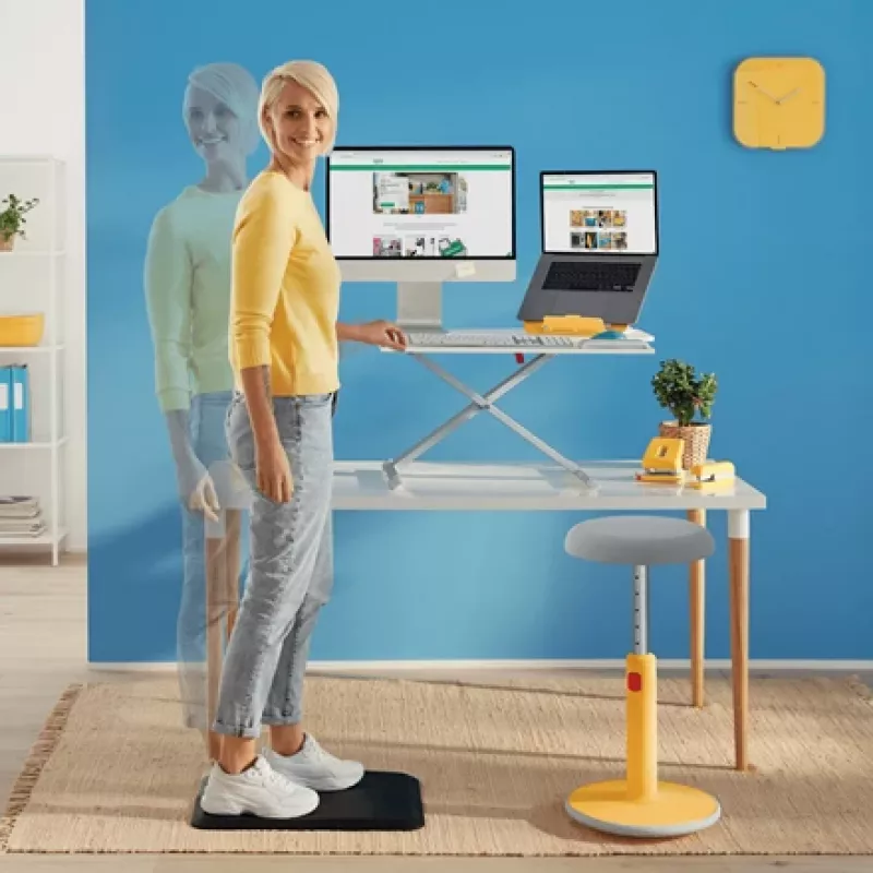 Leitz Ergo Cosy Ρυθμιζόμενη βάση laptop, 80 % ανακυκλωμένο πλαστικό