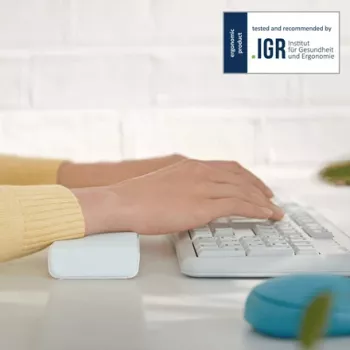 Leitz Ergo Cosy Ρυθμιζόμενο υποστήριγμα καρπού για πληκτρολόγιο, Γκρι, 71 mm, 22 mm, 437 mm, 790 g, 71 x 22 x 437 mm