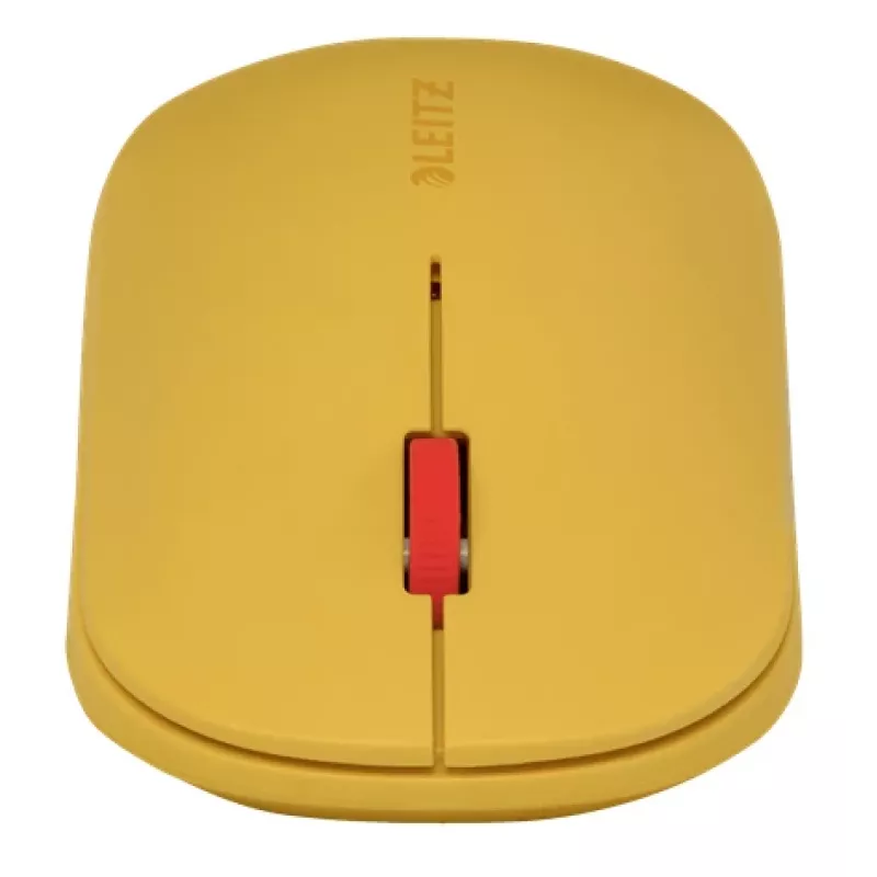 Leitz Cosy Ασύρματο ποντίκι, αμφίχειρο, RF Wireless + Bluetooth, 4000 DPI, Πορτοκαλί