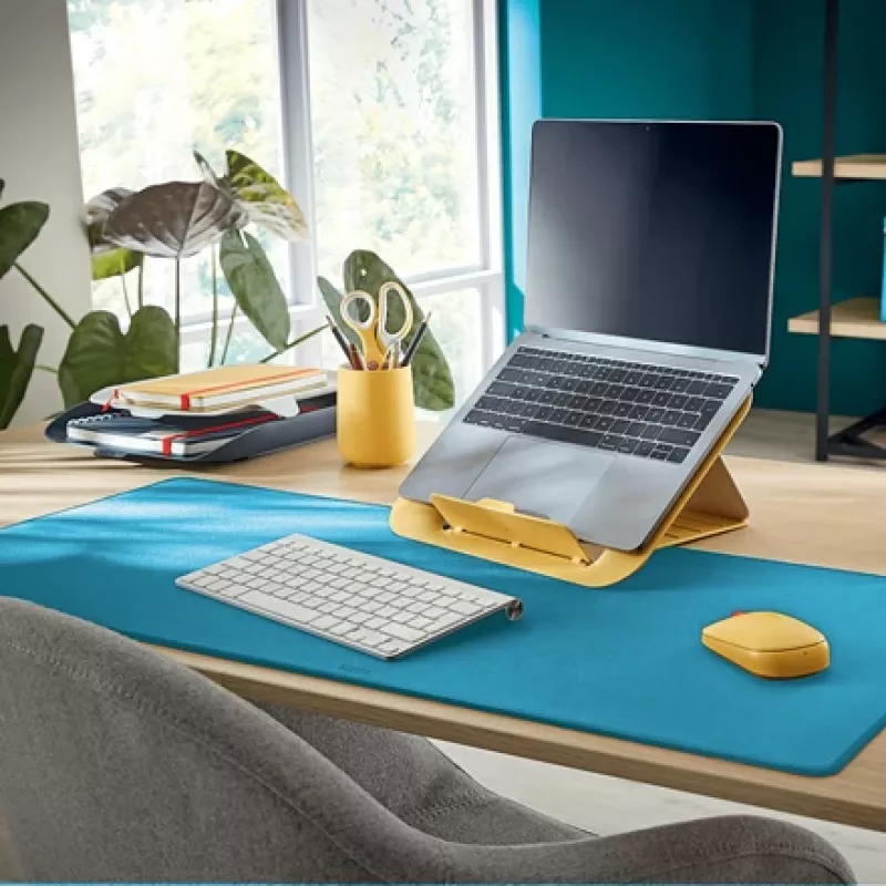 Leitz Cosy Ασύρματο ποντίκι, αμφίχειρο, RF Wireless + Bluetooth, 4000 DPI, Μπλε
