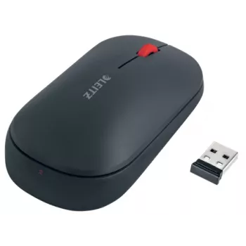 Leitz Cosy Ασύρματο ποντίκι, αμφίχειρο, RF Wireless + Bluetooth, 4000 DPI, Γκρι