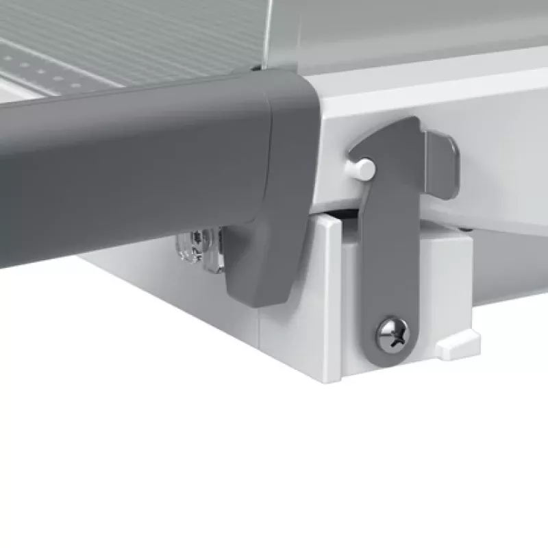 Leitz Precision Home Κόφτης χαρτιού A4, 8 φύλλα, A4, 80 g/m², Γκρι, Λάστιχο, 298 mm