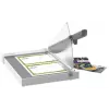 Leitz Precision Home Κόφτης χαρτιού A4, 8 φύλλα, A4, 80 g/m², Γκρι, Λάστιχο, 298 mm
