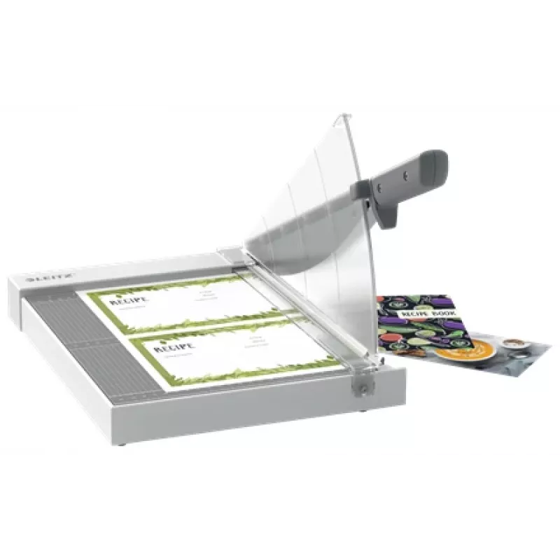 Leitz Precision Home Κόφτης χαρτιού A4, 8 φύλλα, A4, 80 g/m², Γκρι, Λάστιχο, 298 mm