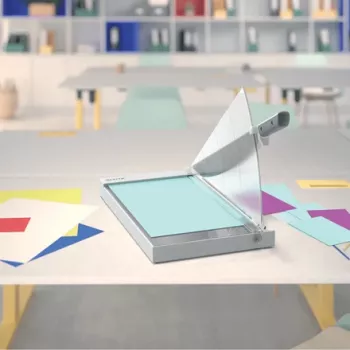Leitz Precision Office Κόφτης χαρτιού A3, 15 φύλλα, Ανοξείδωτο ατσάλι, A3, 80 g/m², Γυαλί, Ανοξείδωτο ατσάλι, Ανθρακί