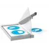 Leitz Precision Office Κόφτης χαρτιού A3, 15 φύλλα, Ανοξείδωτο ατσάλι, A3, 80 g/m², Γυαλί, Ανοξείδωτο ατσάλι, Ανθρακί