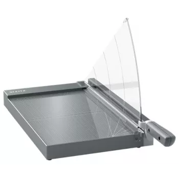 Leitz Precision Office Pro Κόφτης χαρτιού A4+, 25 φύλλα, Ανοξείδωτο ατσάλι, A4 Maxi, 80 g/m², Αλουμίνιο, Γυαλί, Ανοξείδωτο ατσάλι, Ανθρακί