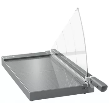 Leitz Precision Office Pro Κόφτης χαρτιού A3, 25 φύλλα, Ανοξείδωτο ατσάλι, A3, 80 g/m², Αλουμίνιο, Γυαλί, Ανοξείδωτο ατσάλι, Ανθρακί